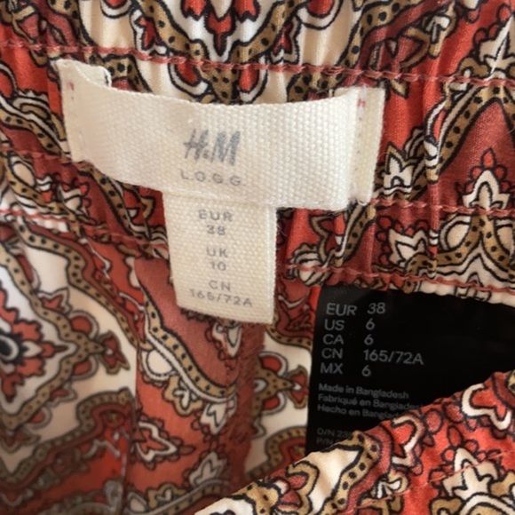 H&M Printed Drawstring Pants - Picture 3 of 4